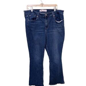 Levi Strauss Signature Mid Rise Bootcut Jeans 18S W34 L30 womens cowgirl rodeo r